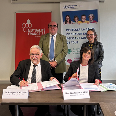 Signature d'une convention avec la mutualité française des Hauts-de-France